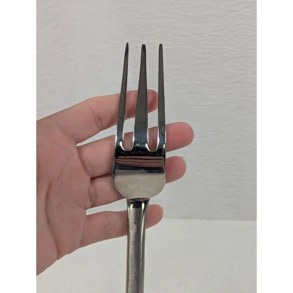 Pier 1 Imports - LILY - Dinner Fork  & Spoon - Swirl Scroll Stainless